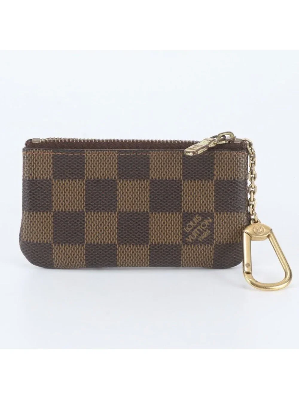 Louis Vuitton Damier Pochette Cles Leather Coin Purse